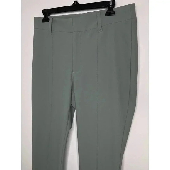 VINCE High Waist Cigarette Pants sz 12 Light Slate Slim Fit Neutral Minimalist - Picture 5 of 11
